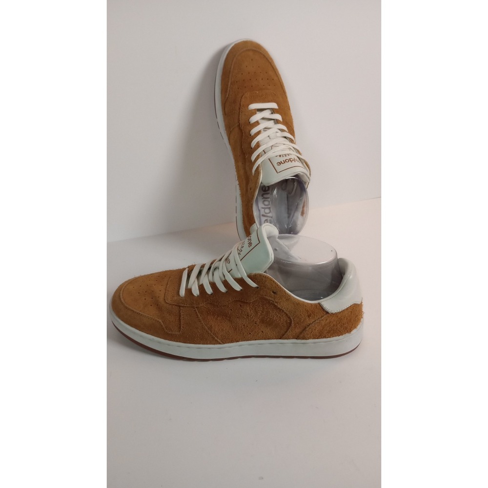 RE/DONE 80s Sustainable Basketball Color Block Brown Suede Sneaker W 8.5/9 Italy